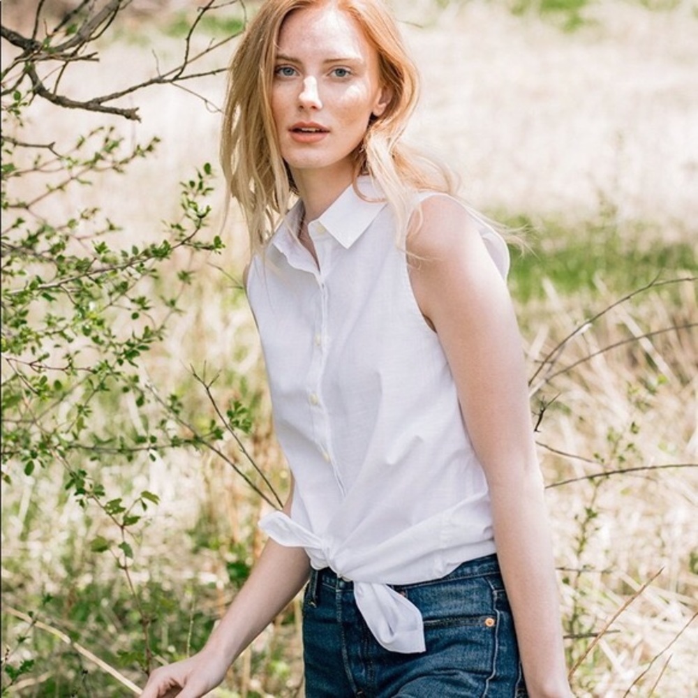 Tradlands Sleeveless Linen Tank